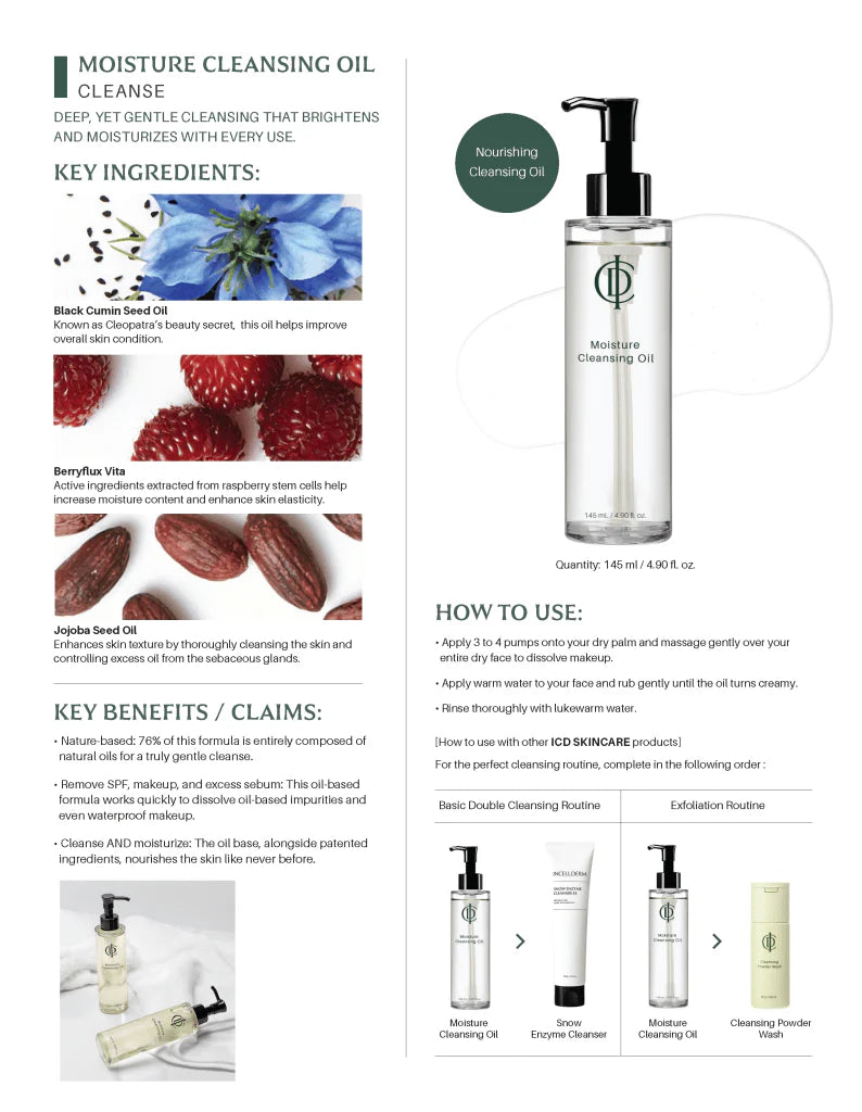 Moisture Cleansing oil