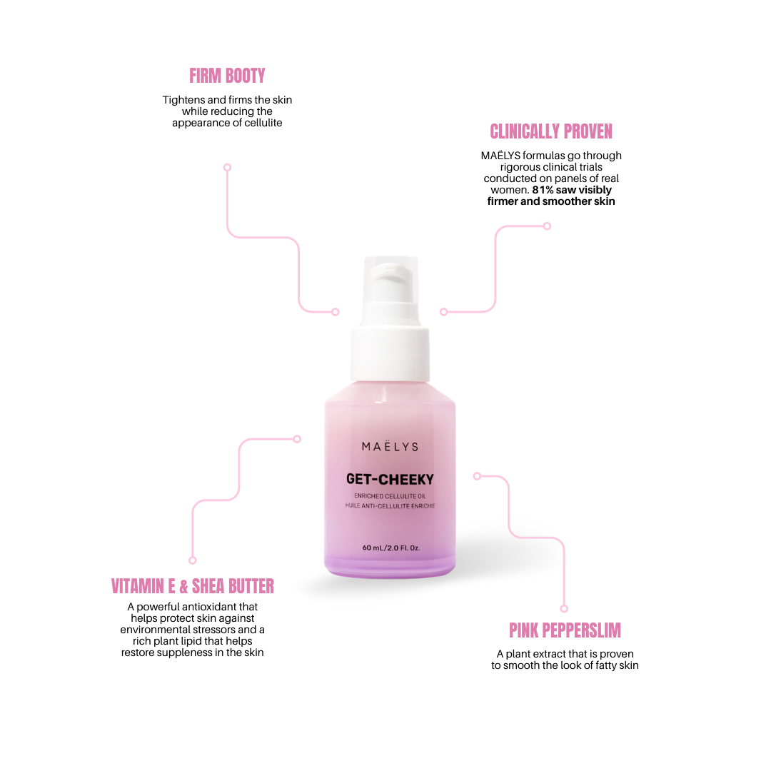 MAËLYS GET-CHEEKY Enriched Cellulite Oil